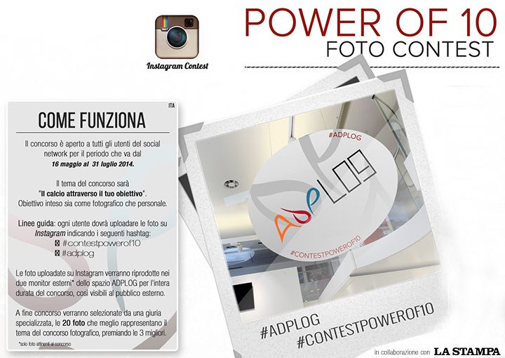 POWER OF 10, il concorso